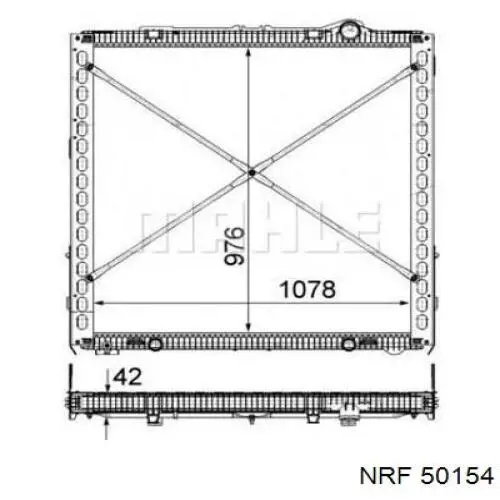 Radiador de esfriamento de motor DAF 2125896 preço, a partir de 701,22 USD