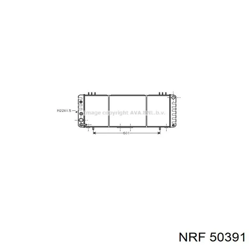 Radiador de esfriamento de motor NRF 50391 preço, a partir de 188,30 USD