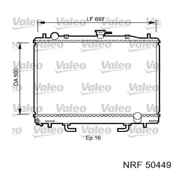 Compre MB890950 Mitsubishi Radiador de esfriamento de motor