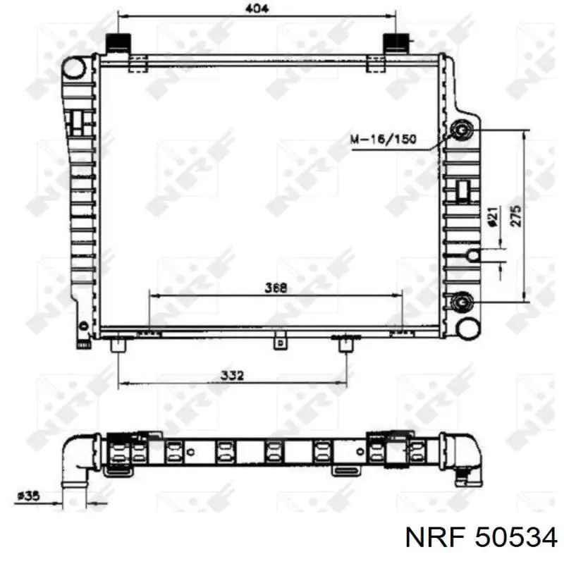 Radiador de esfriamento de motor NRF 50534 preço, a partir de 186,55 USD