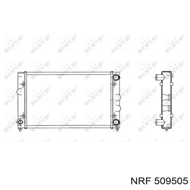 Radiador de esfriamento de motor NRF 509505 preço, a partir de 57,99 USD