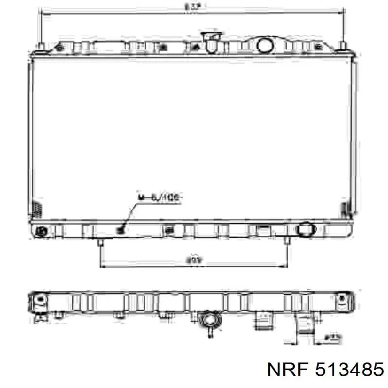 Compre 62845 Nissens Radiador de esfriamento de motor