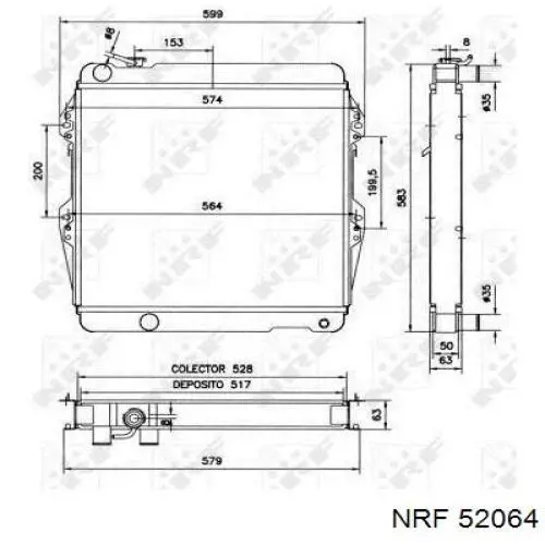 Radiador de esfriamento de motor Polcar 8174081 preço, a partir de 156,95 USD