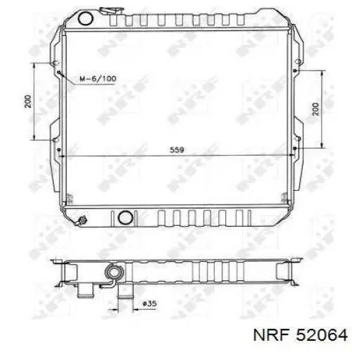 Compre 8174081 Polcar Radiador de esfriamento de motor