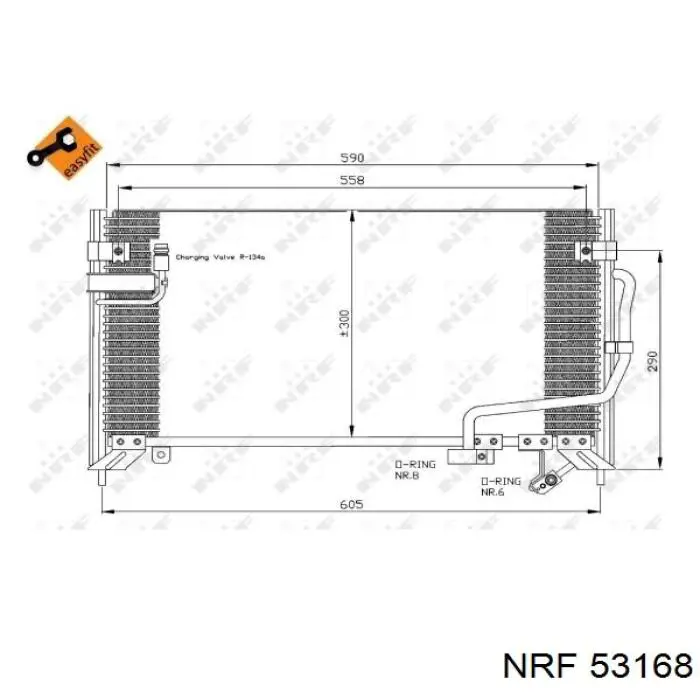 Radiador de esfriamento de motor 32A905 FPS
