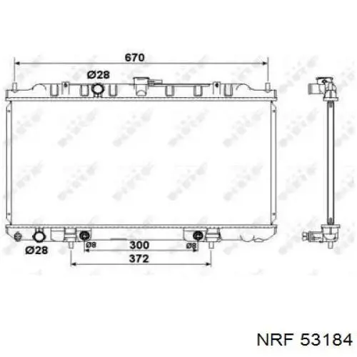 Compre 214604M417 Nissan/Infiniti Radiador de esfriamento de motor