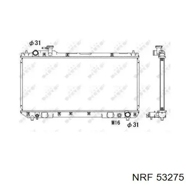 Compre 53275 NRF Radiador de esfriamento de motor