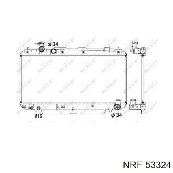 Compre PL010982 Koyorad Radiador de esfriamento de motor