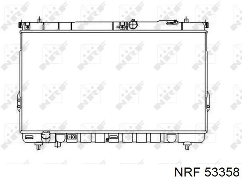 Radiador de esfriamento de motor NRF 53358 preço, a partir de 130,12 USD