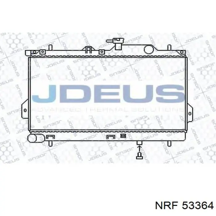 Compre 53364 NRF Radiador de esfriamento de motor