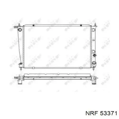 Radiador de esfriamento de motor NRF 53371 preço, a partir de 112,95 USD