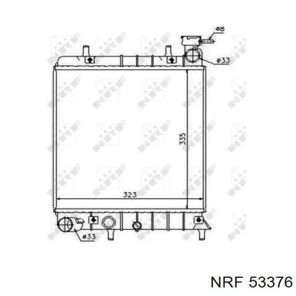 Radiador de esfriamento de motor NRF 53376 preço, a partir de 47,67 USD