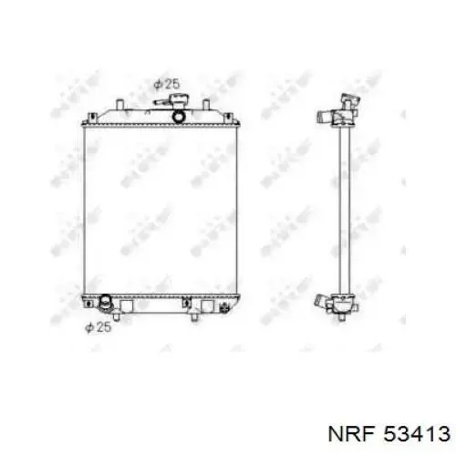 Radiador de esfriamento de motor NRF 53413 preço, a partir de 78,49 USD