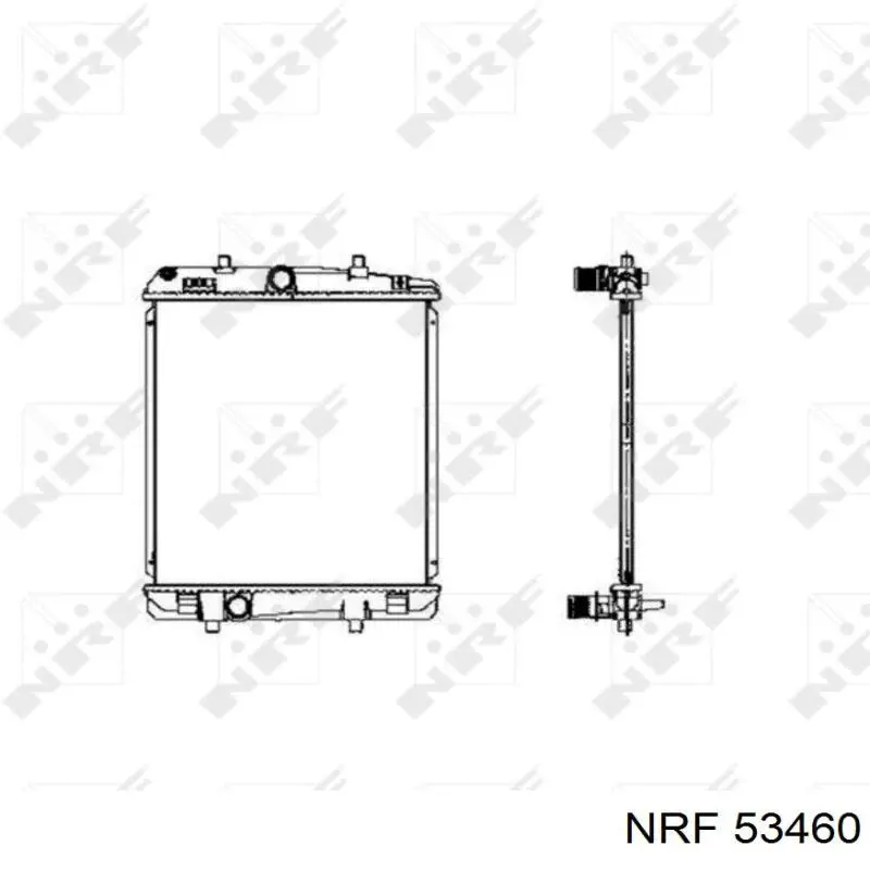 Radiador de esfriamento de motor NRF 53460 preço, a partir de 78,45 USD