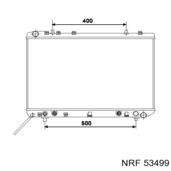 Radiador de esfriamento de motor NRF 53499 preço, a partir de 180,78 USD