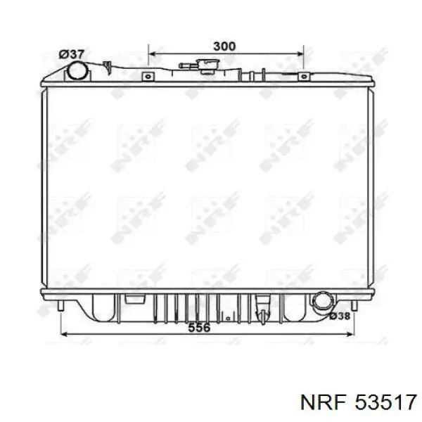 Radiador de esfriamento de motor NRF 53517 preço, a partir de 153,99 USD