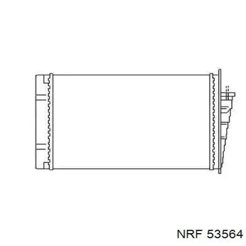 53564 NRF Radiador de forno (de aquecedor)