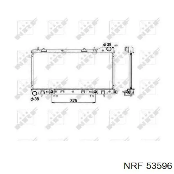 Radiador de esfriamento de motor NRF 53596 preço, a partir de 126,52 USD