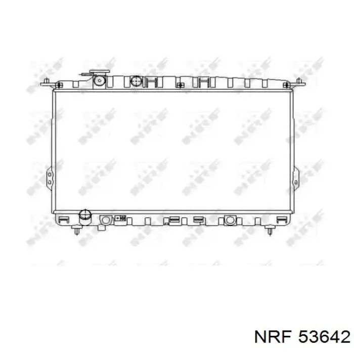 Radiador de esfriamento de motor NRF 53642 preço, a partir de 98,75 USD