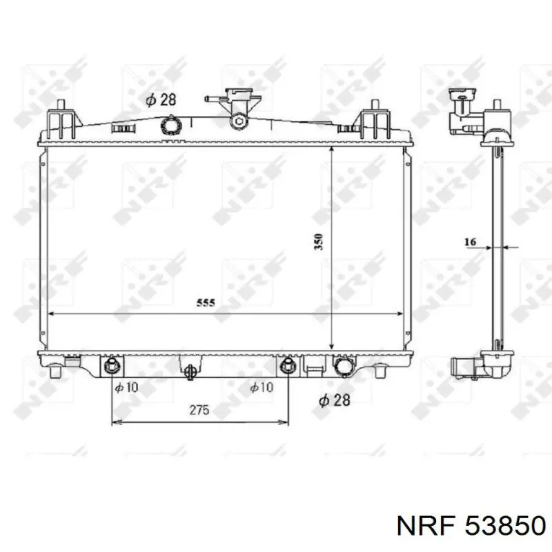 Compre ZY8415200A Mazda Radiador de esfriamento de motor