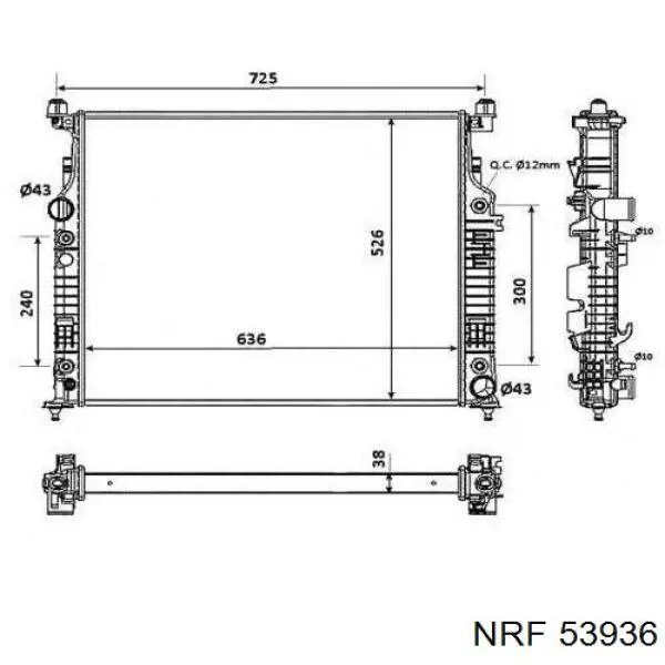 Radiador de esfriamento de motor Mercedes A2515000804 preço, a partir de 167,76 USD