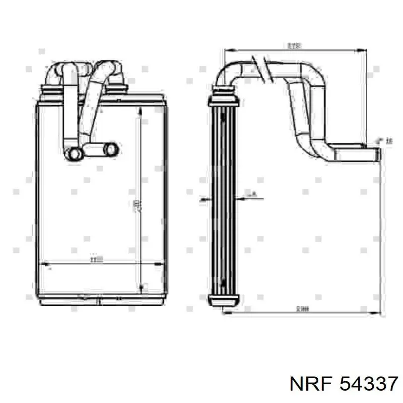 5234N81 Polcar Radiador de forno (de aquecedor)