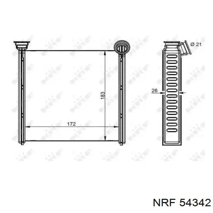 Compre 350218448000 Magneti Marelli Radiador de forno (de aquecedor)