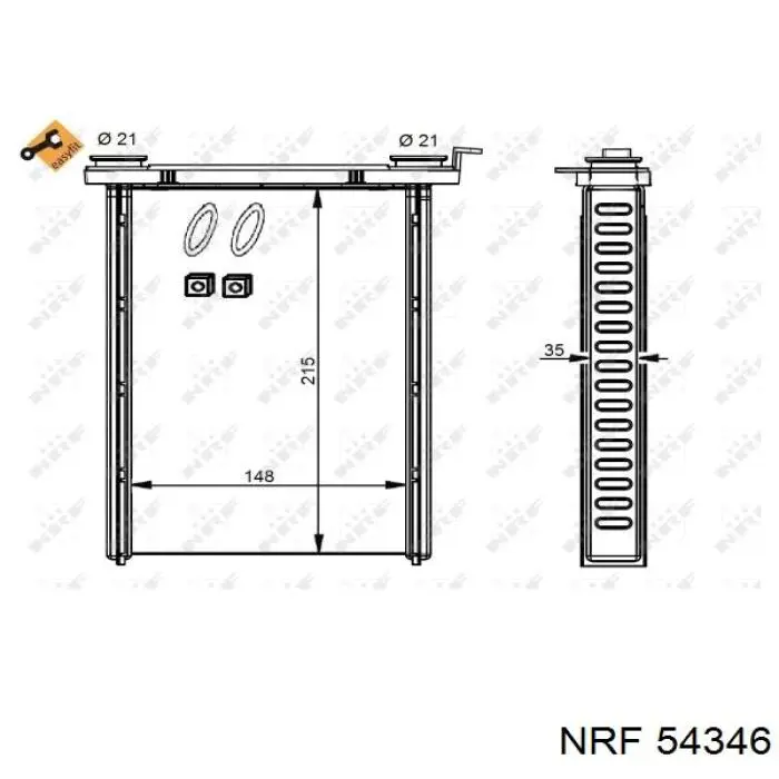 Radiador de forno (de aquecedor) Polcar 6014N81 preço, a partir de 63,77 USD