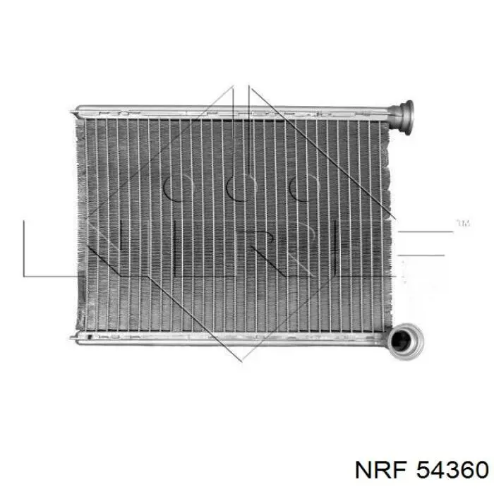 6448W8 Peugeot/Citroen Radiador de forno (de aquecedor)