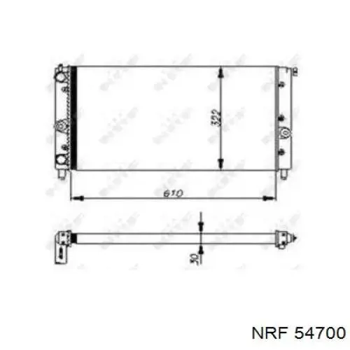Compre 811067 VALEO Radiador de esfriamento de motor