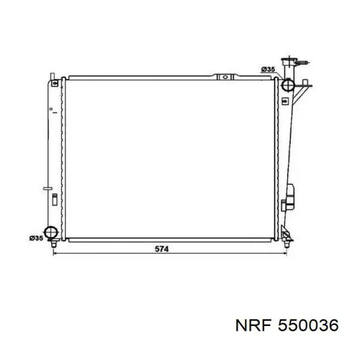 Radiador de esfriamento de motor Hyundai/Kia 253102W971 preço, a partir de 240,59 USD