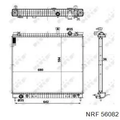 Compre 21460ZV00A Nissan/Infiniti Radiador de esfriamento de motor