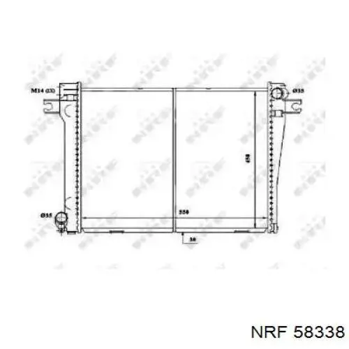 Radiador de esfriamento de motor NRF 58338 preço, a partir de 189,82 USD