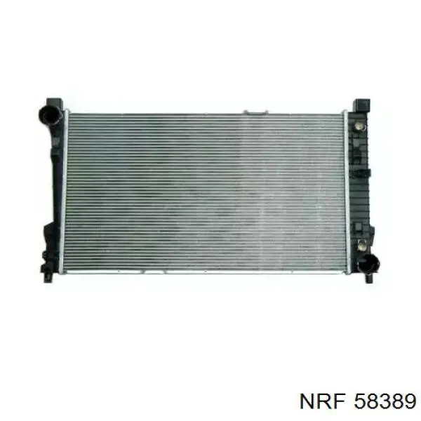 58389 NRF Radiador de esfriamento de motor