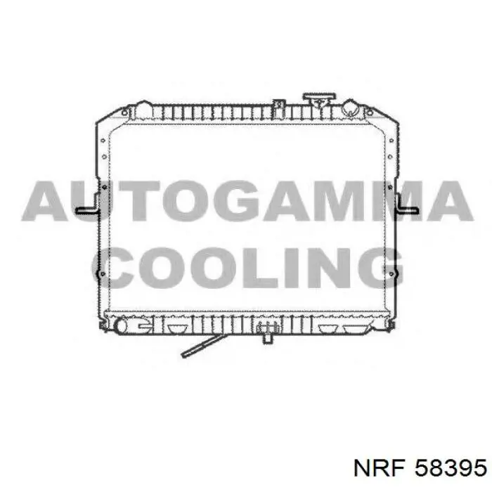 Radiador de esfriamento de motor NRF 58395 preço, a partir de 132,04 USD