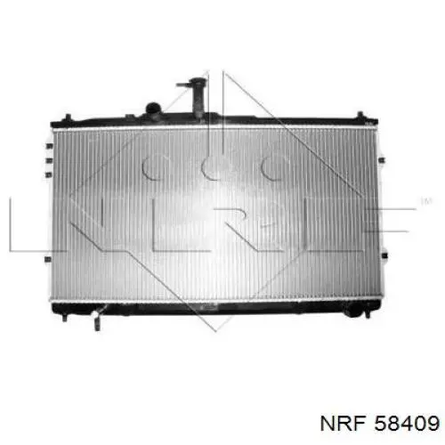 58409 NRF Radiador de esfriamento de motor