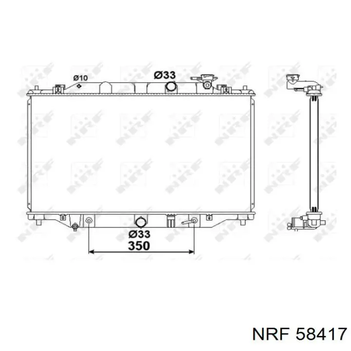 Compre SH0215200A Mazda Radiador de esfriamento de motor