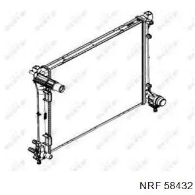 Radiador de esfriamento de motor NRF 58432 preço, a partir de 125,06 USD