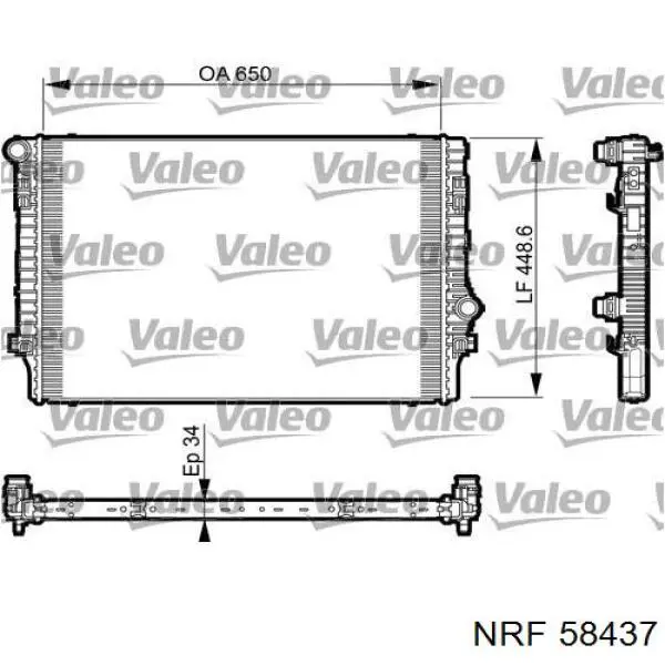Compre BM1562 Magneti Marelli Radiador de esfriamento de motor
