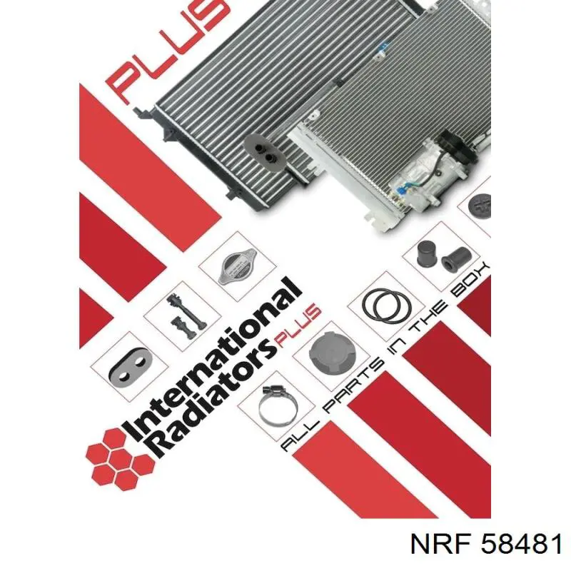Radiador de esfriamento de motor NRF 58481 preço, a partir de 172,06 USD