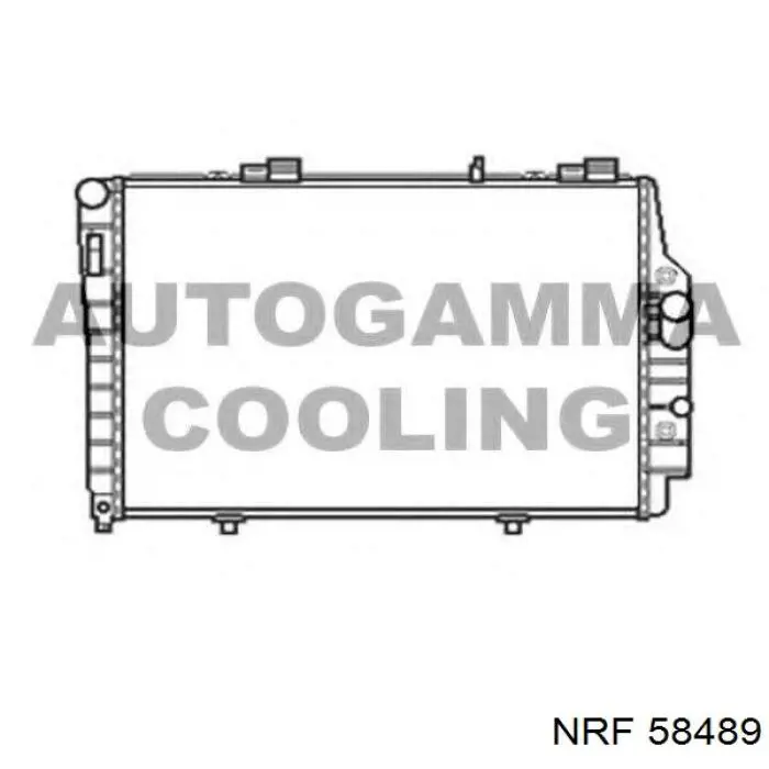 Compre 58489 NRF Radiador de esfriamento de motor
