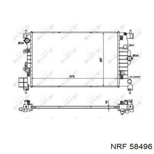 Compre 95460095 General Motors Radiador de esfriamento de motor