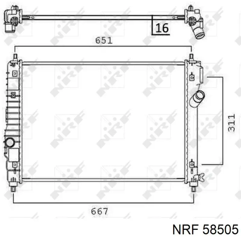 Compre 733221 VALEO Radiador de esfriamento de motor