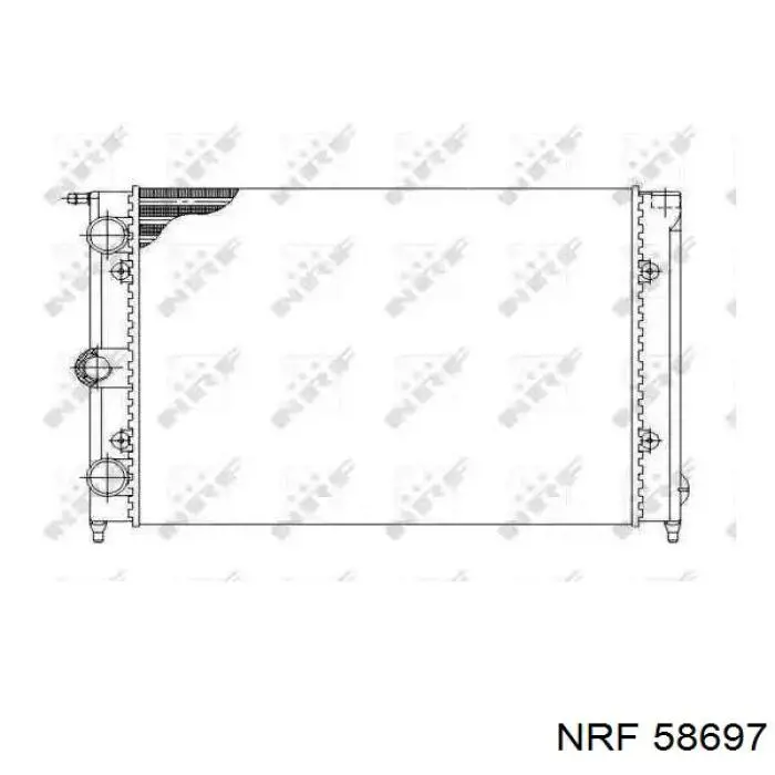 Radiador de esfriamento de motor NRF 58697 preço, a partir de 48,88 USD