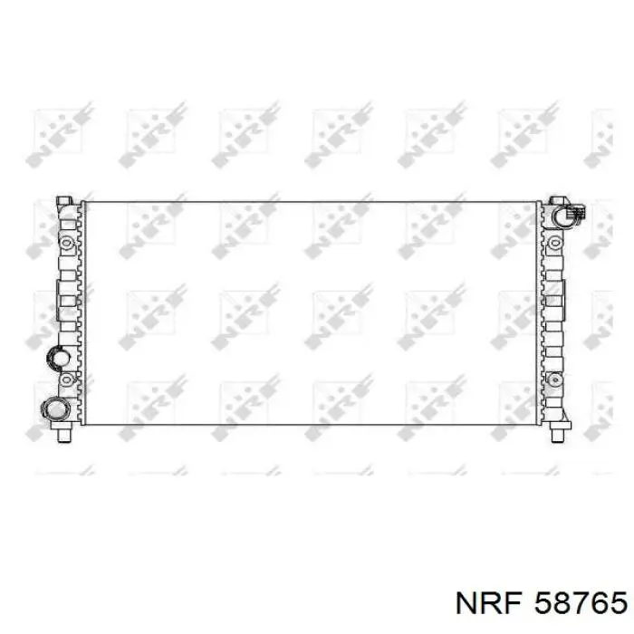 Radiador de esfriamento de motor NRF 58765 preço, a partir de 71,10 USD