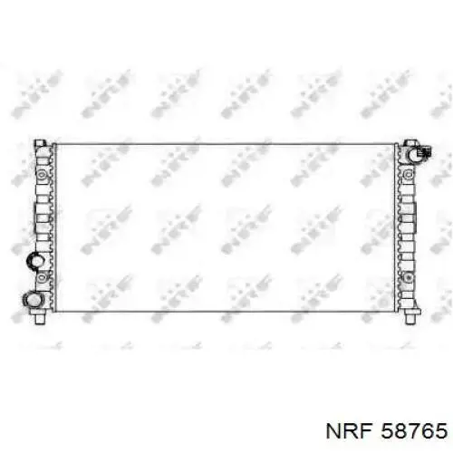 Compre 58765 NRF Radiador de esfriamento de motor