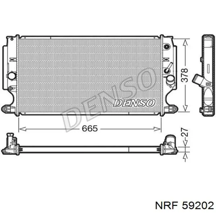Compre 164000R070 Toyota Radiador de esfriamento de motor