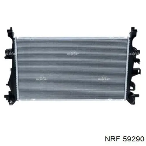 Radiador de esfriamento de motor 51965905 Fiat/Alfa/Lancia