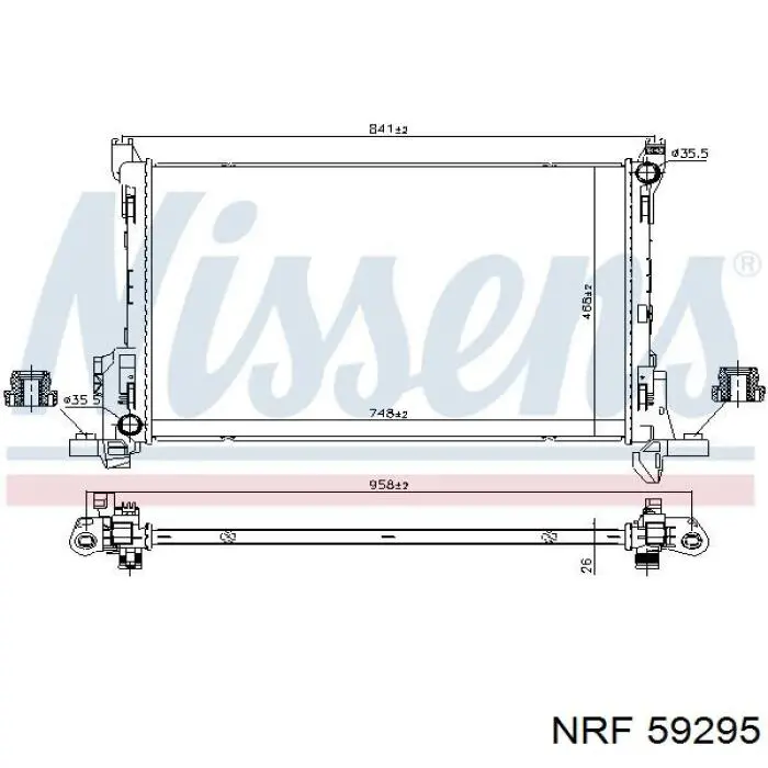 Radiador de esfriamento de motor Opel 93868887 preço, a partir de 202,22 USD