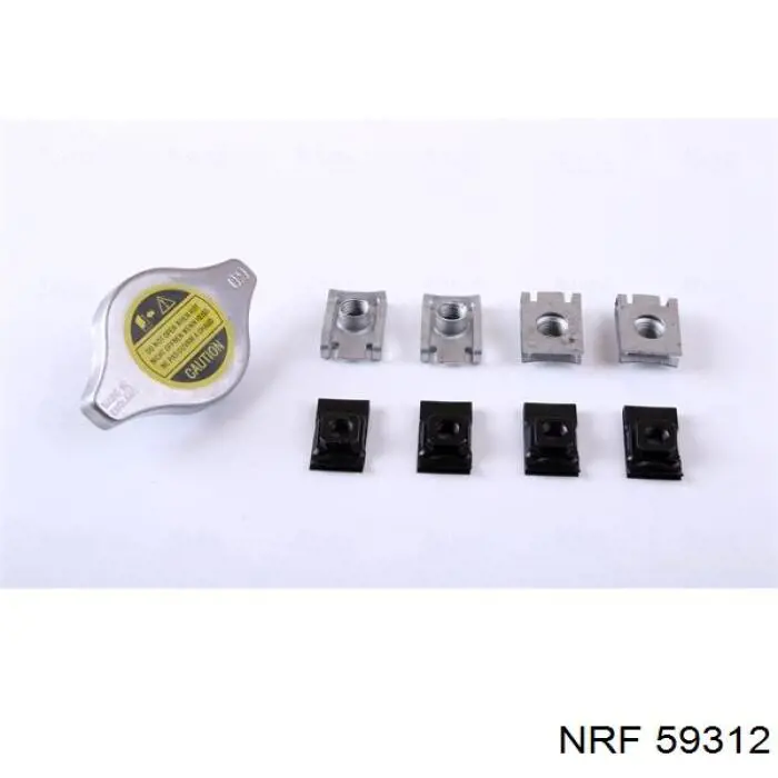 Radiador de esfriamento de motor 59312 NRF